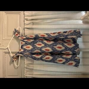 Little Girls Crewcut Ikat Linen Blend Sundress Size 6